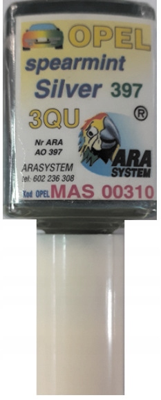 

Opel 397 3QU Spearmint Silver Lakier Zaprawka Ara