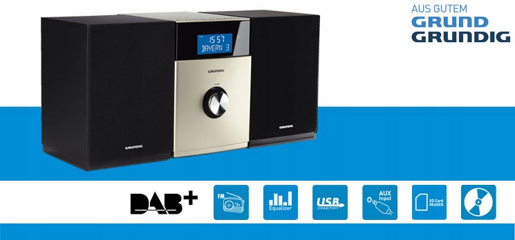 Башня GRUNDIG MS 530 DAB + с дистанционным управлением цифровое радио EAN (GTIN) 4013833867784