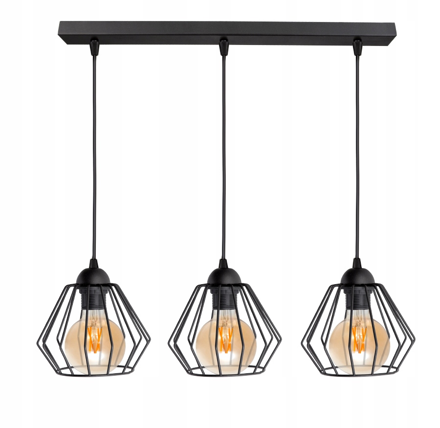 

Sufitowa Lampa Wisząca Diament Loft Edison Retro