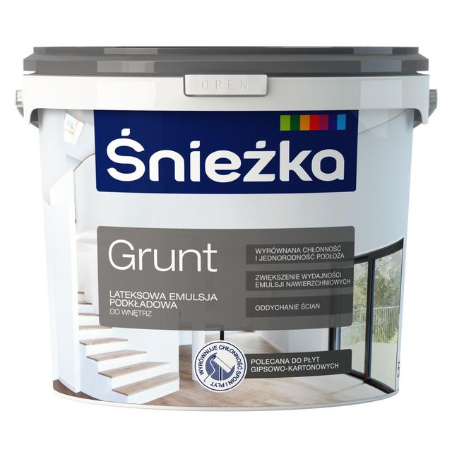 

Farba Podkładowa Grunt Śnieżka 3L Biała
