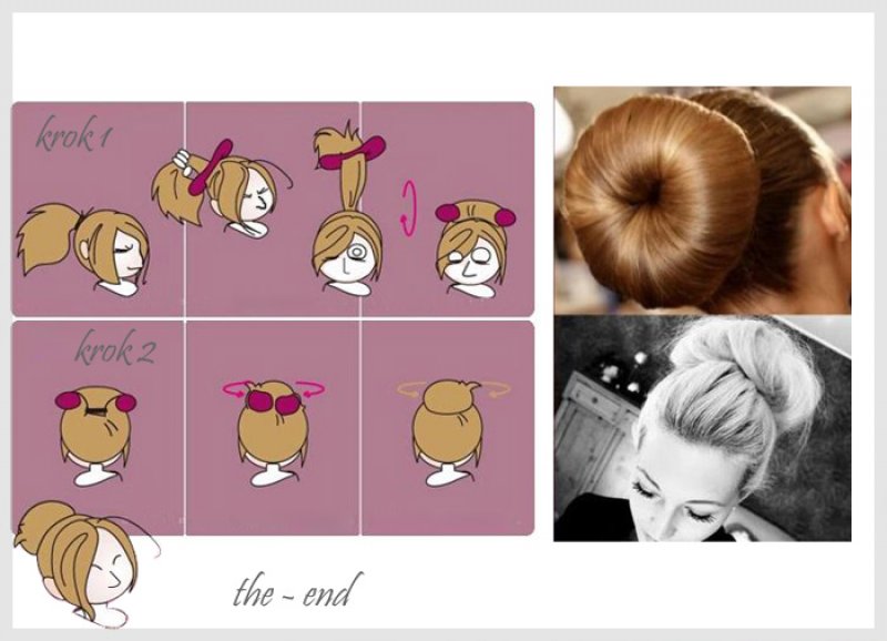 WYPEŁNIACZ DO KOKA SPINKA TWISTER HAIRIGAMI NOWOŚĆ Kolor dominujący czarny