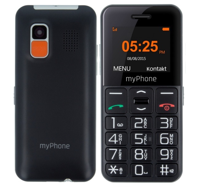 MYPHONE HALO EASY - TELEFON DLA SENIORA RADIO SOS Przekątna ekranu 1.8"
