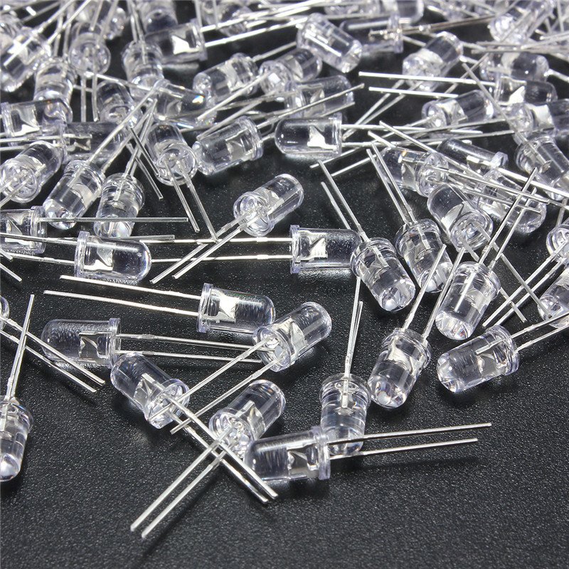 DIODA LED DIP 5mm (niebieska) 3.0-3.4V 1000 szt. Kod producenta DIP 5mm NIEBIESKIE