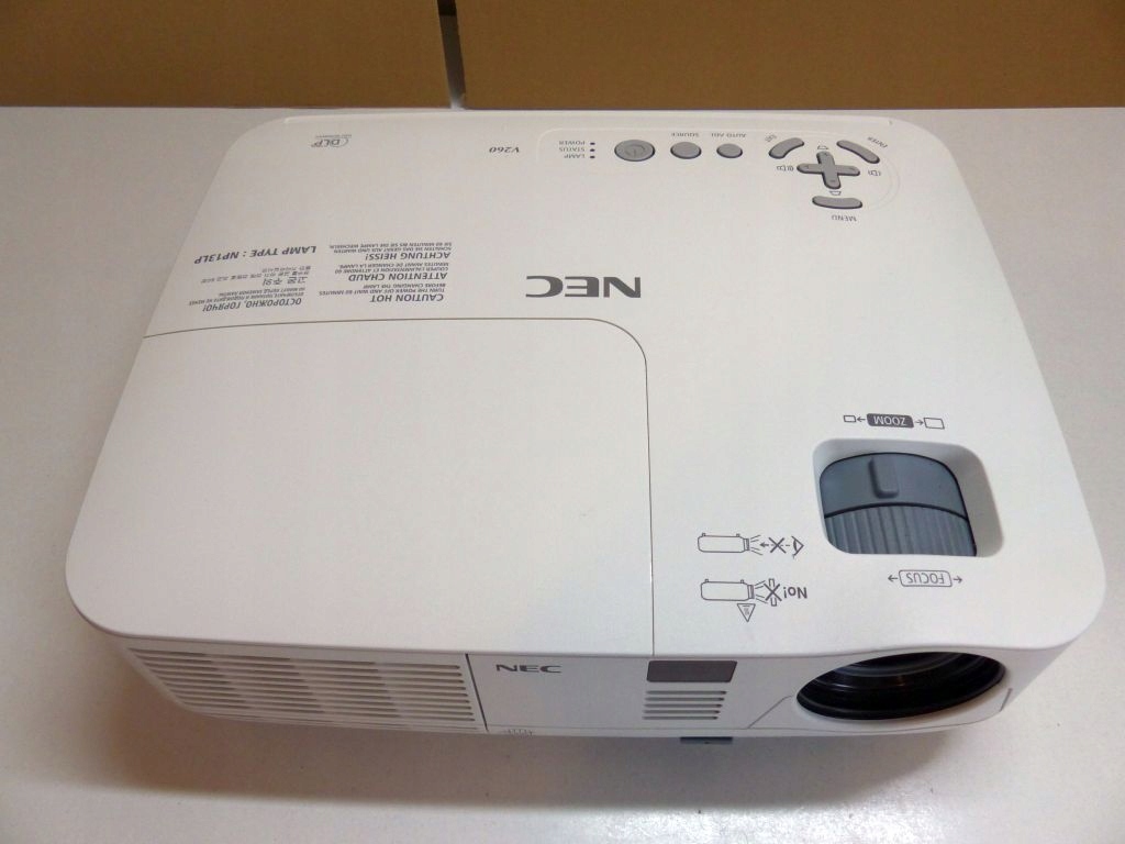 PROJEKTOR RZUTNIK NEC V260 2600 ANSI DLP 2000:1 EAN (GTIN) 5028695608627