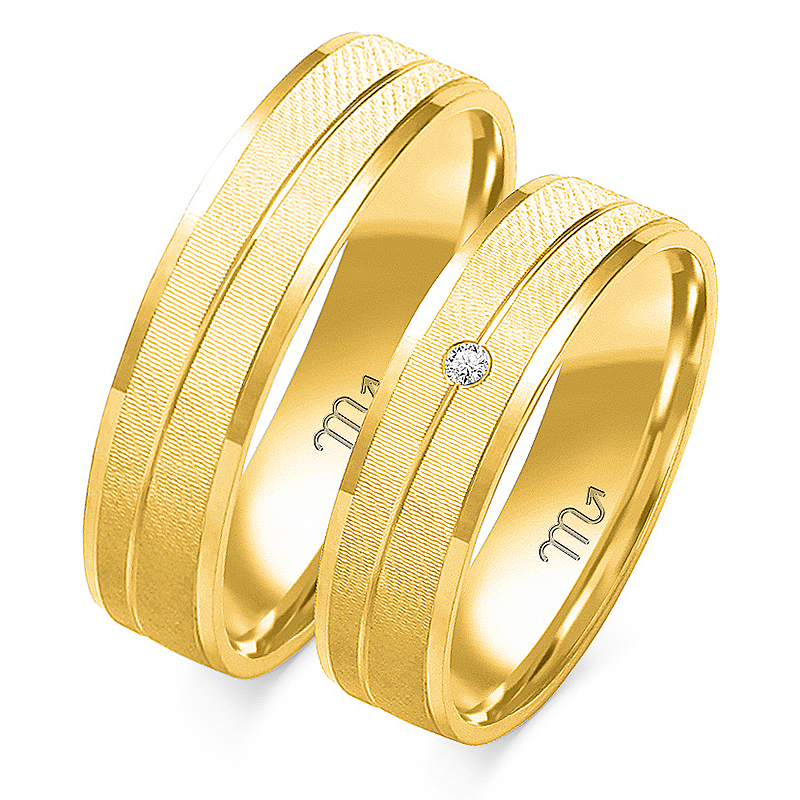 Zlaté Prsteny 14K Se Zirkonem Model O-131