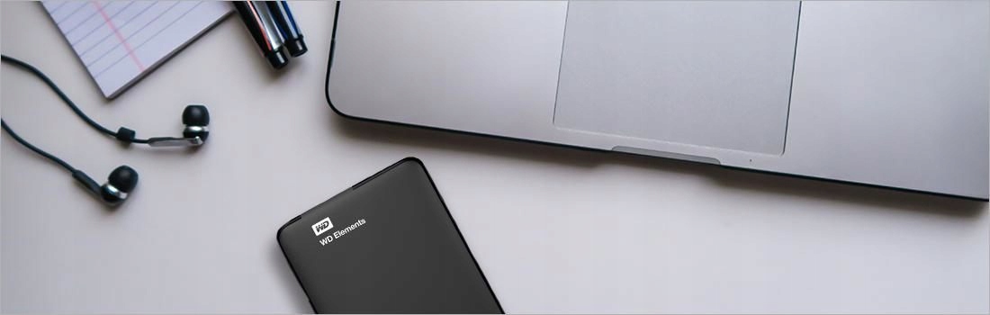 Dysk zewnętrzny HDD Western Digital Elements Portable 2TB USB 3.0 Wysokość 21 mm