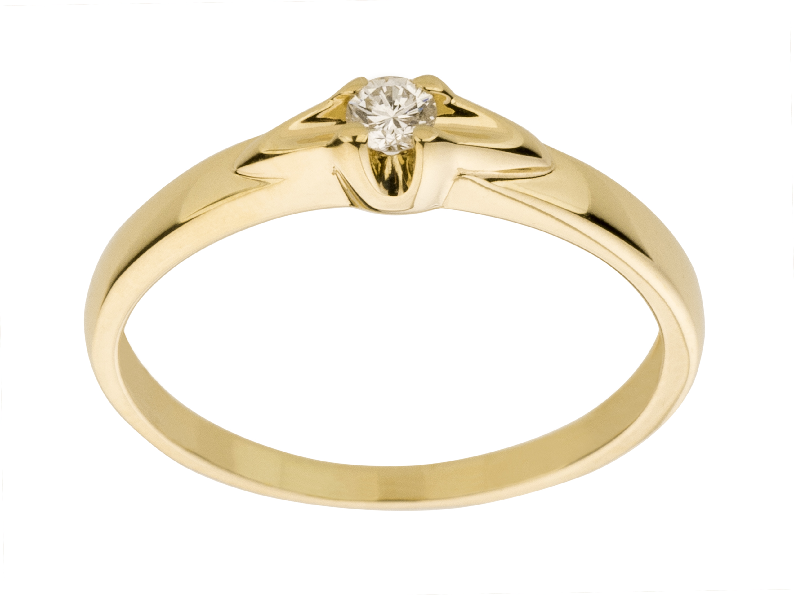 

Diamanti Złoto 585 Pierścionek z Brylantem 0.06ct