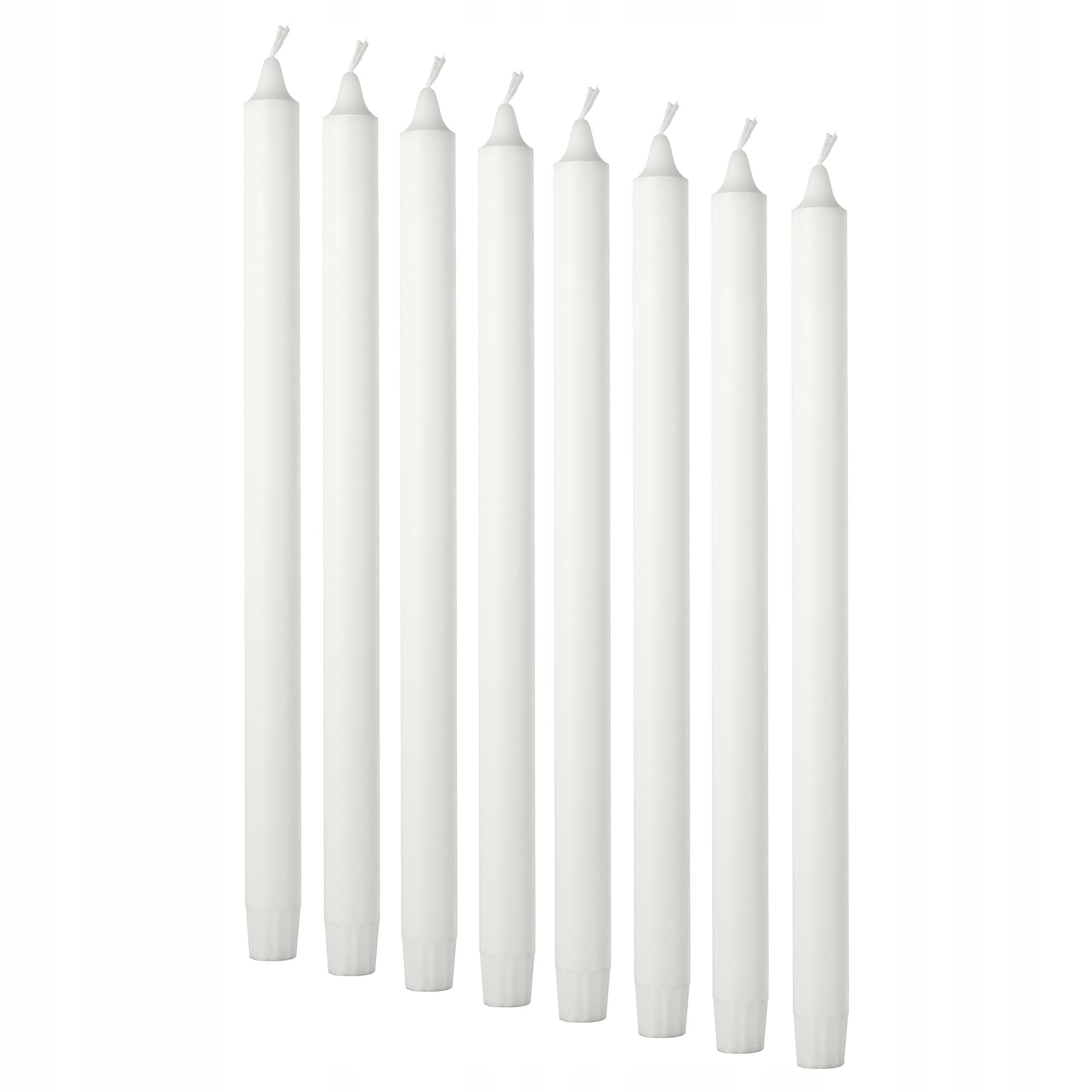 

Ikea Jubla świece Długie 35cm świeczki 8szt Białe