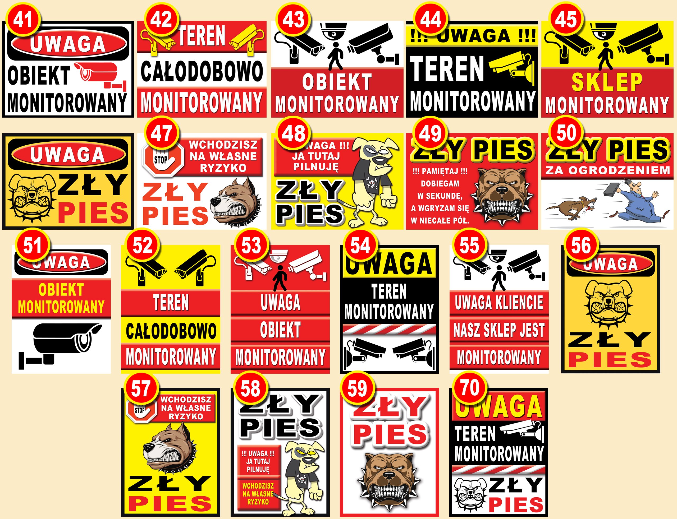 TABLICZKA TABLICA PARKING PCV40x30 znak zakaz stop Rodzaj tablicy drukowane