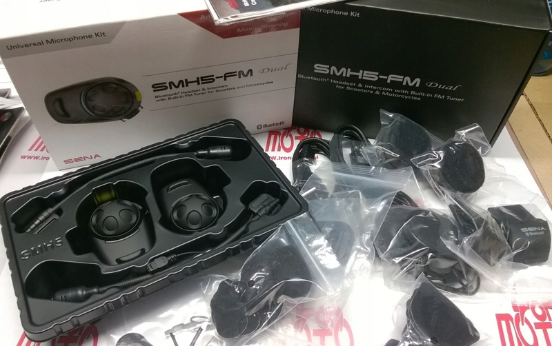 INTERKOM SENA SMH5D UNIV 2 PACK 2 ZEST RADIO FM Manufacturer Sena