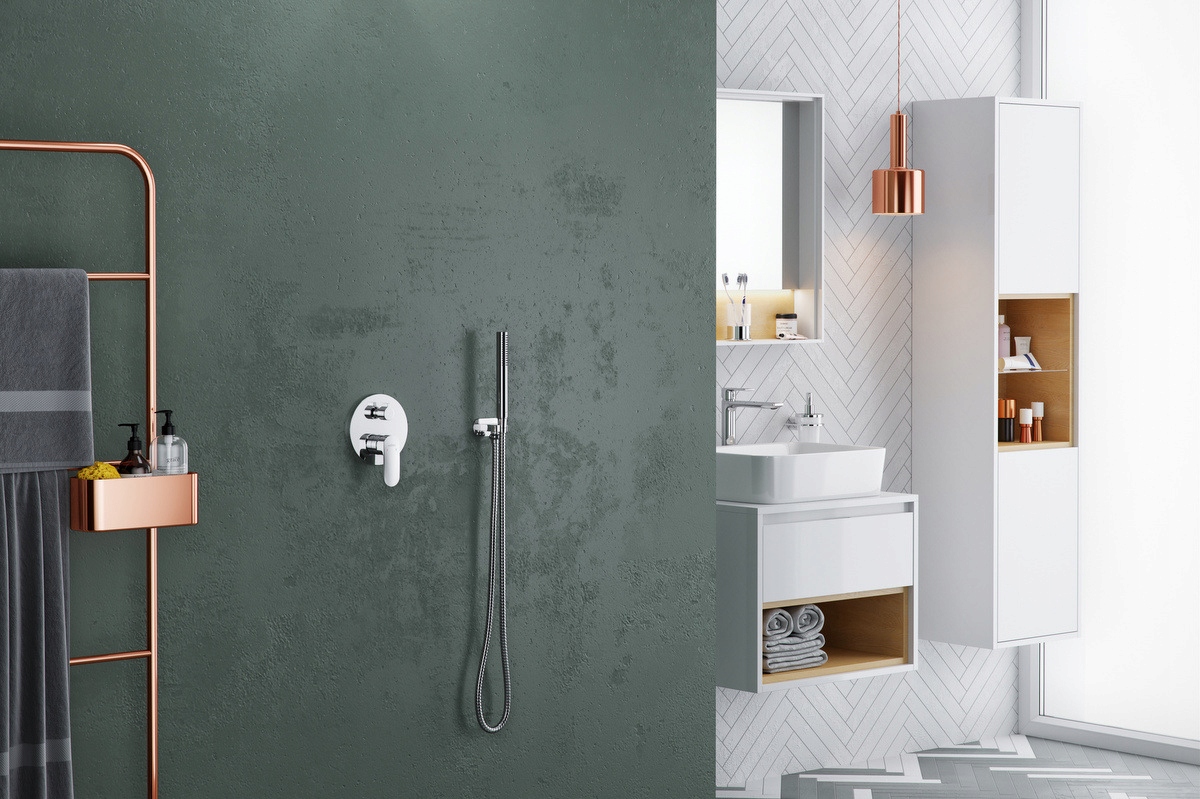 SŁUPEK EXCELLENT BIAŁY/DĄB 400 X 320 X 1600 Kod producenta MLEX.0201.400.WHBL