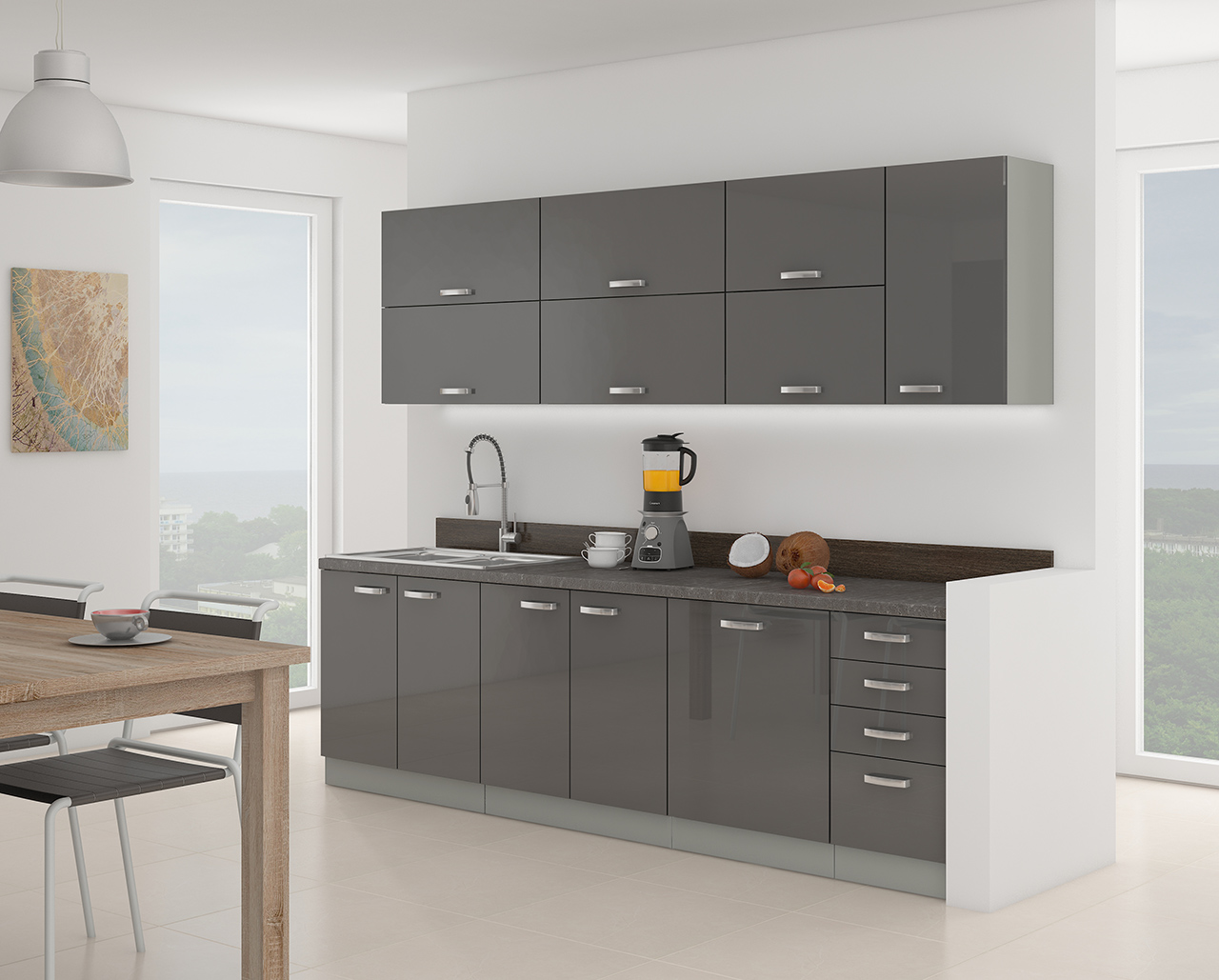 SZAFKA KUCHENNA OLGA 40 DOLNA *Połysk* Rodzaj szafek stojąca