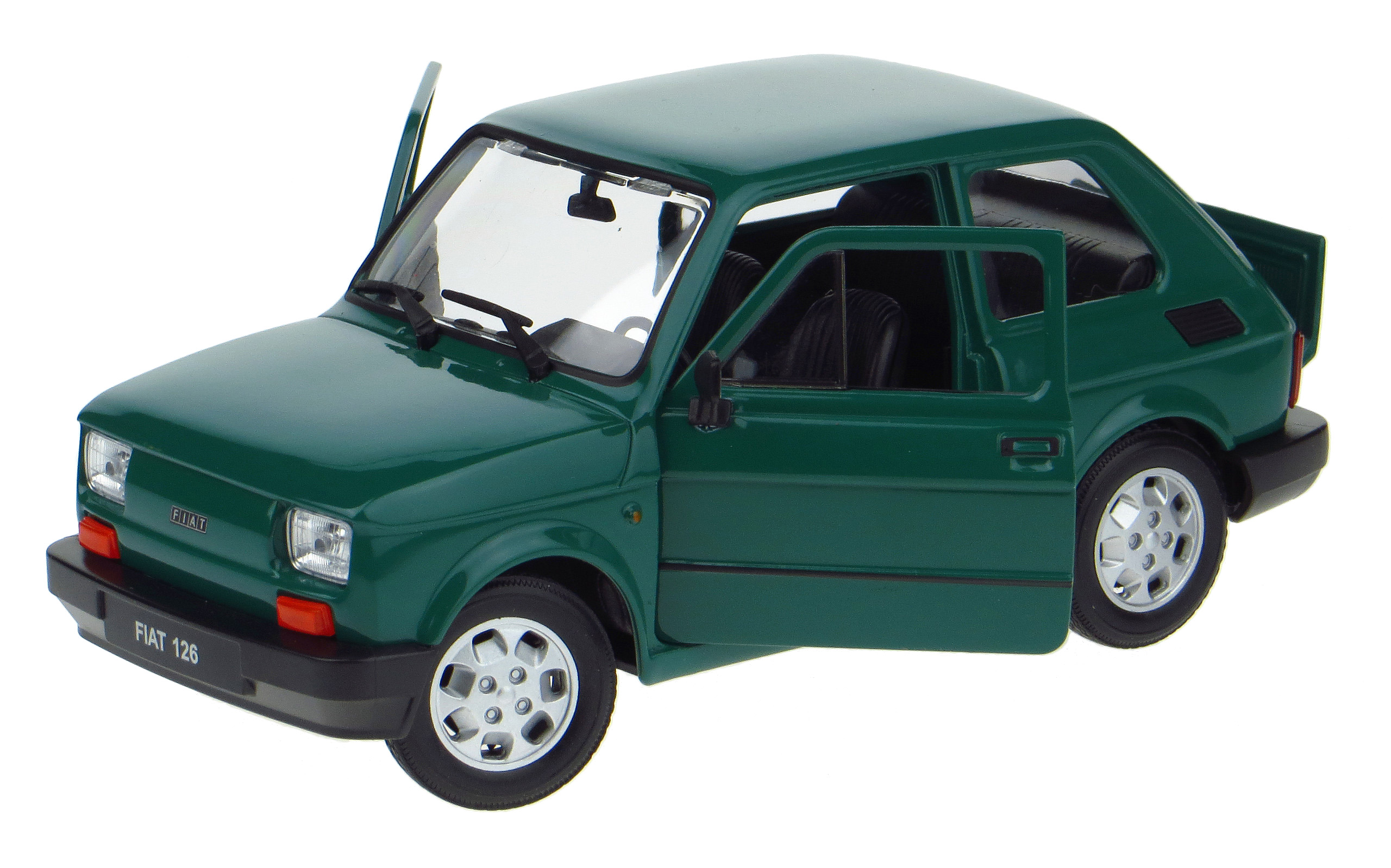 FIAT 126 p MODEL METALOWY WELLY 1:21 MALUCH ZIELON Marka Dromader