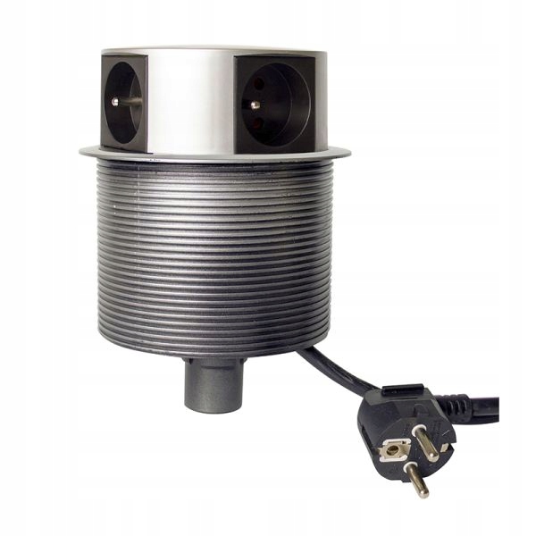 Listwa podblatowa 4 gniazda 1,4 m wysuwana z blatu Model Podblatowa