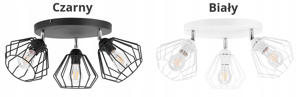 LAMPA WISZĄCA SUFITOWA ŻYRANDOL PLAFON DIAMENT LED Rodzaj gwintu E27