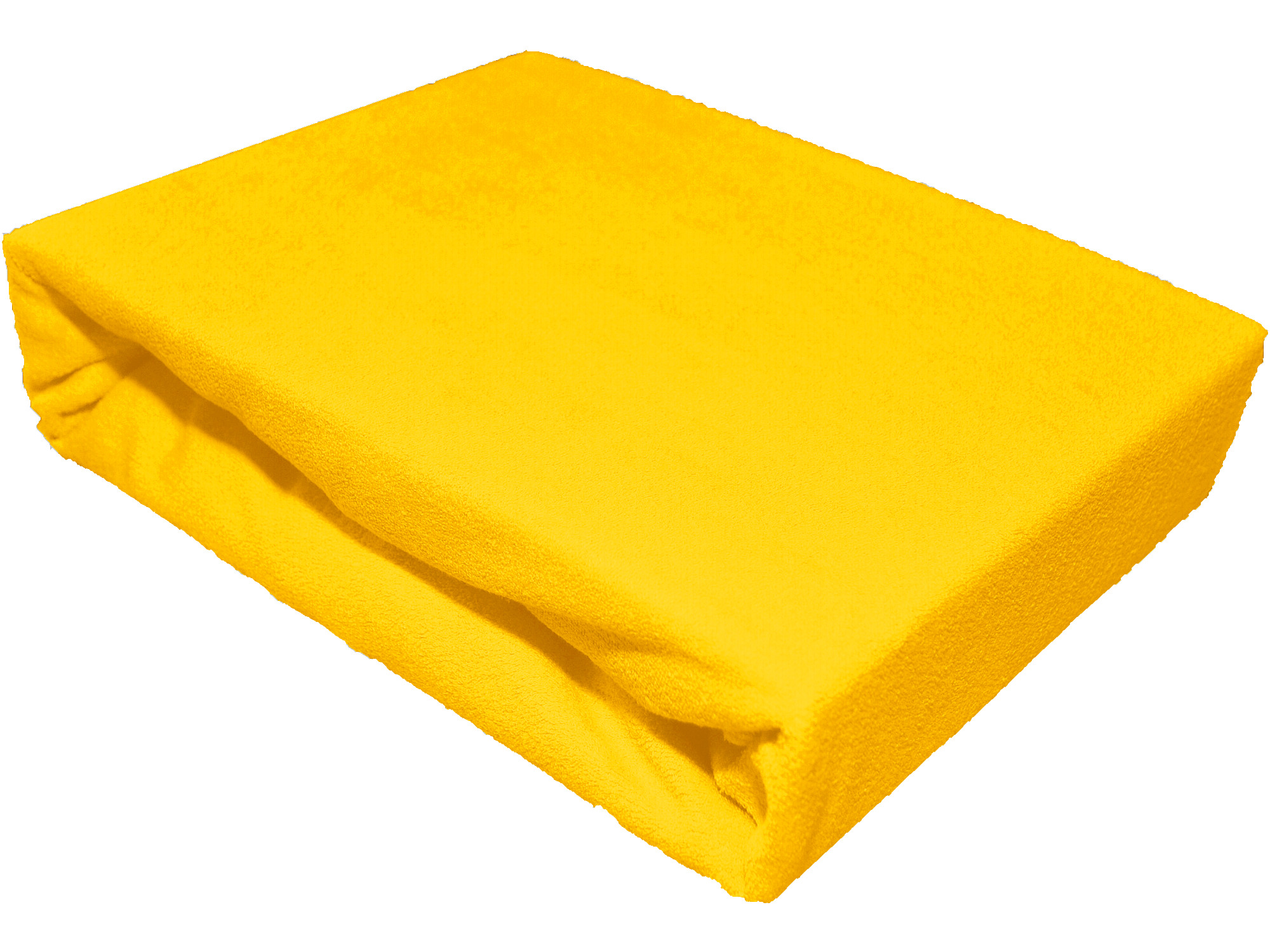 

Prześcieradło frotte z gumką 160x80 żółte