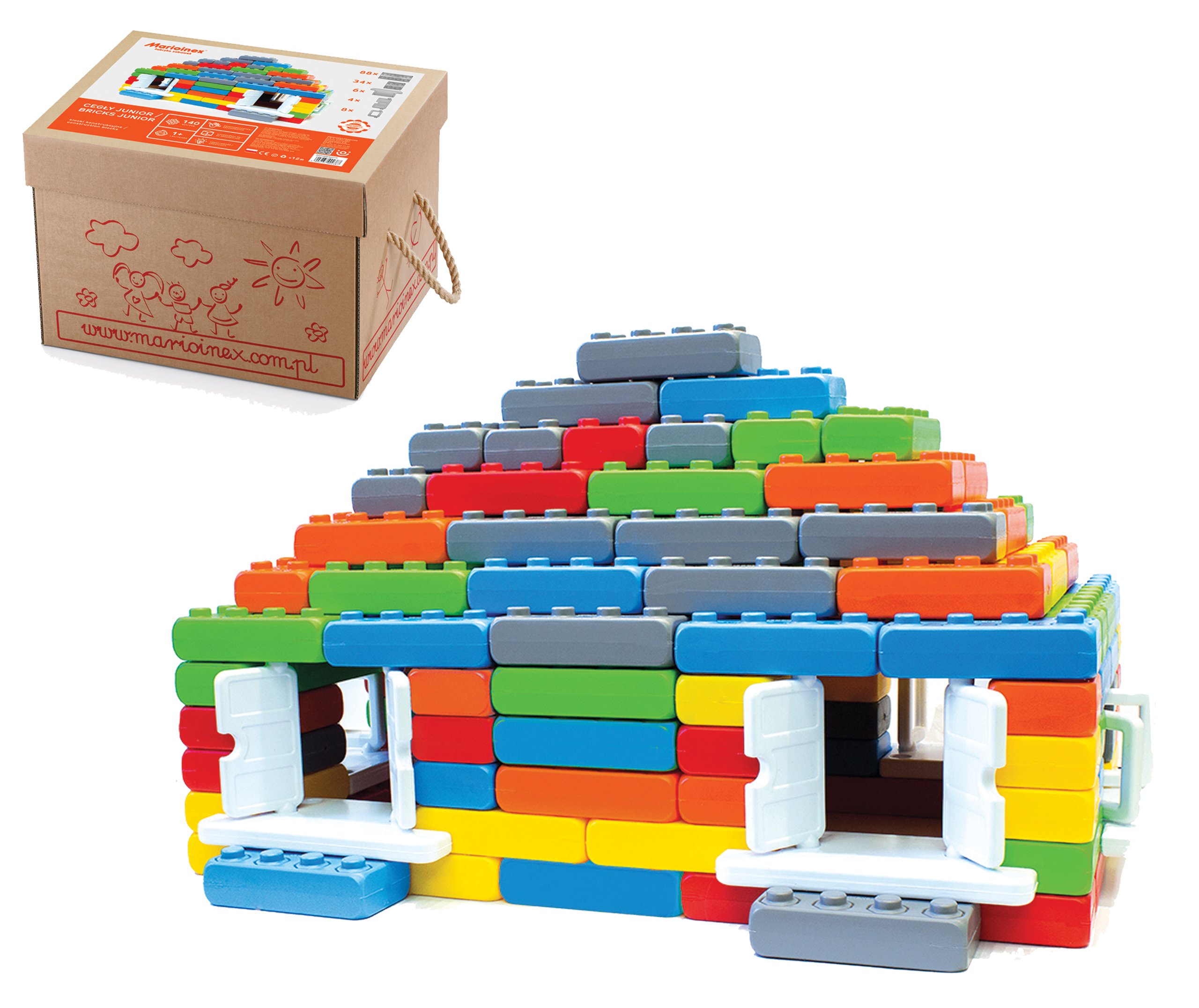 Детские кирпичи для строительства