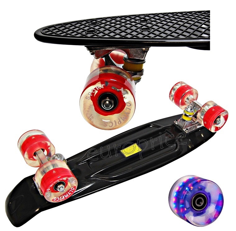 DESKOROLKA typu FISZKA GRAFFITI ŚWIECĄCE KOŁA led EAN 5903678800079