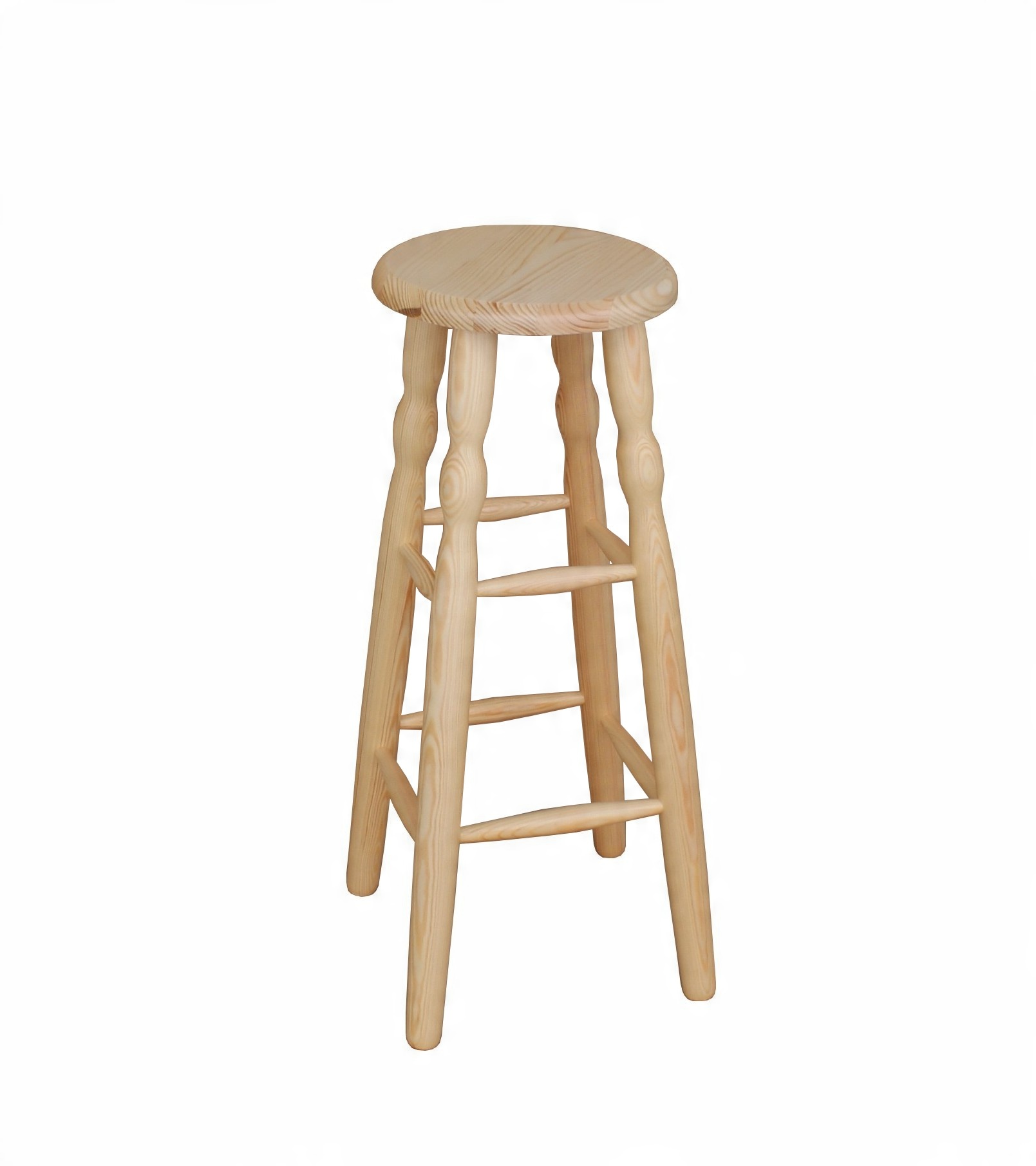 

Taboret Barowy S Drewniany Hoker 80 Wysoki Sosna
