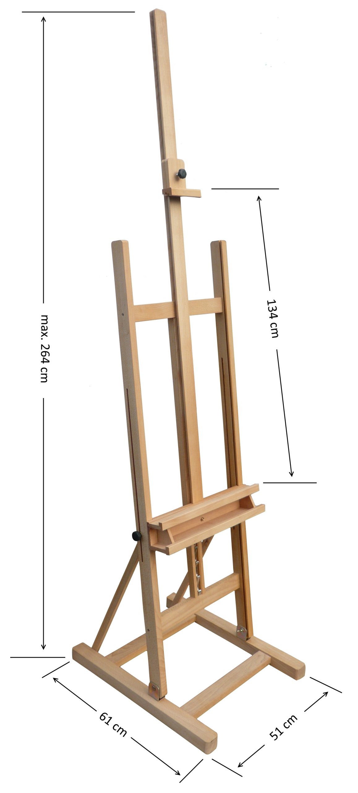 DUŻA BUKOWA SZTALUGA STUDYJNA STABILNA DaVINCI Rodzaj studyjna