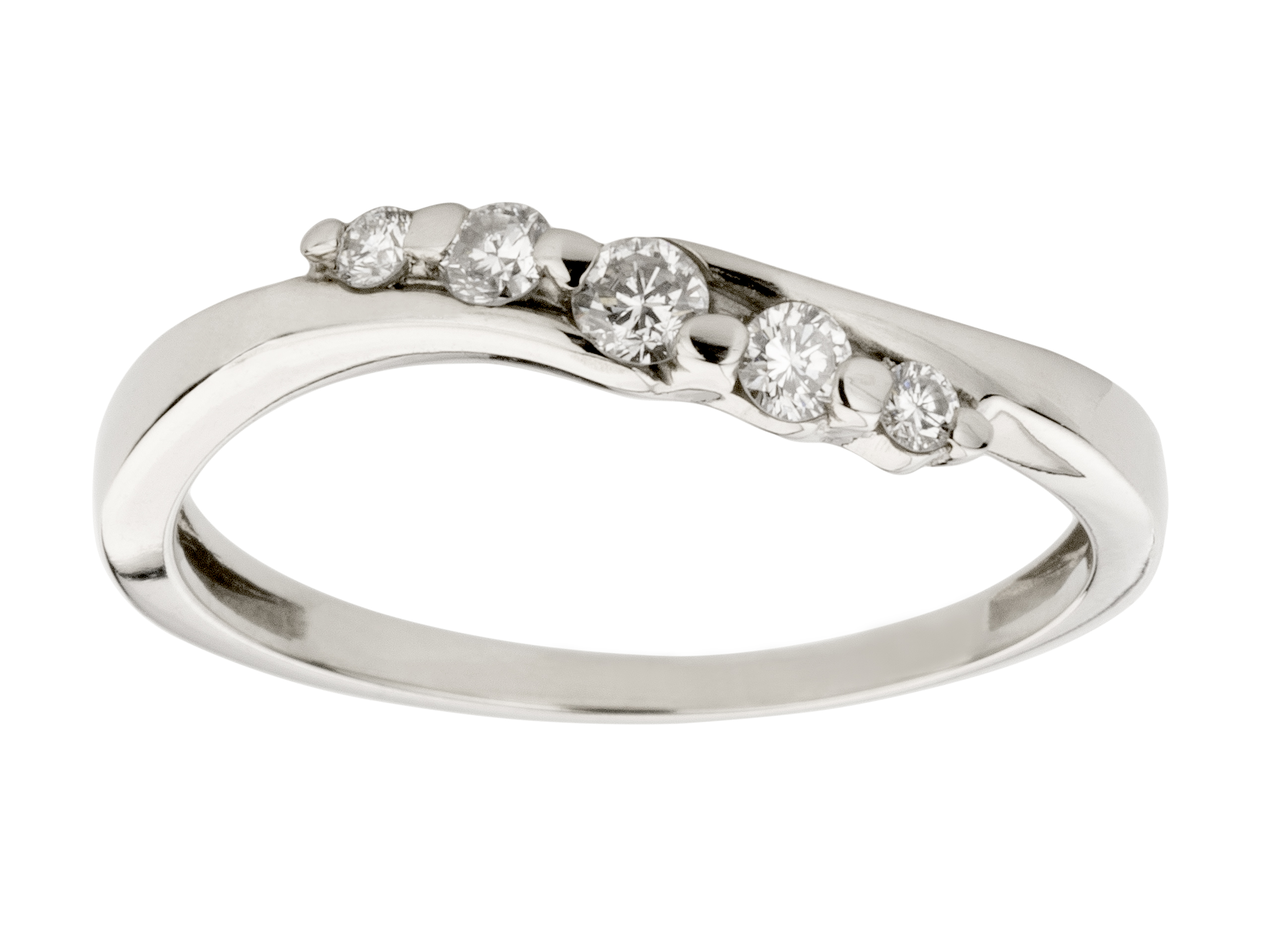 

Diamanti Złoty Pierścionek z 7 Brylantami 0.18ct