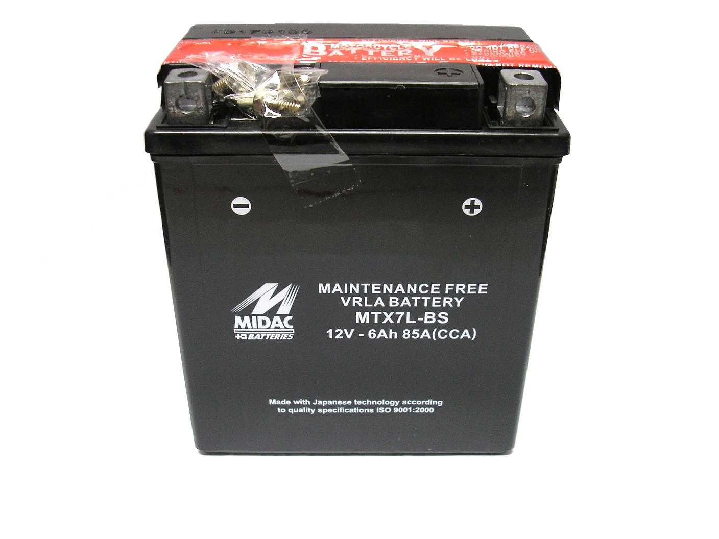 AKUMULATOR MIDAC ITALIA MTX7L-BS, YTX7L-BS, ETX7L-BS, 12V, 6Ah, 4 Ah ...