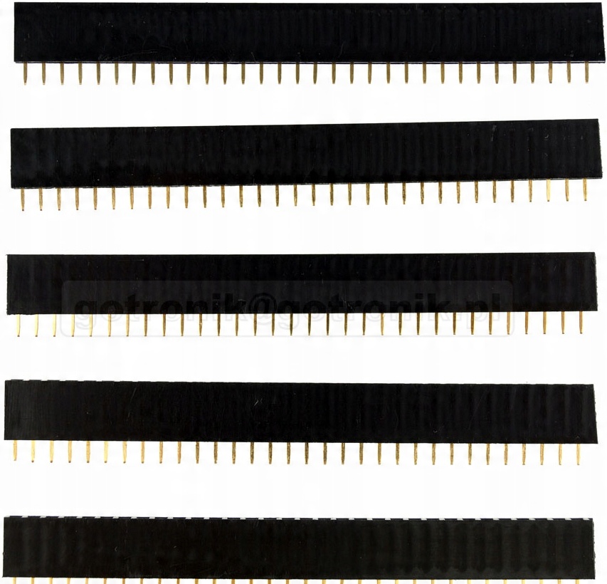 

Gniazdo szpilkowe proste 1x32pin goldpin x5___Z215