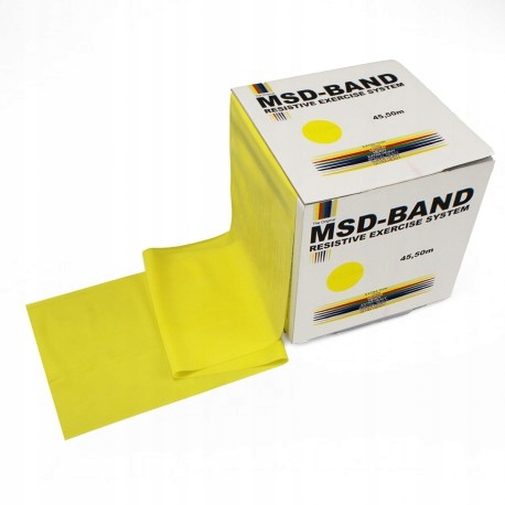 MSD TAŚMA DO ĆWICZEŃ OPOROWYCH 5,5m extra słaby Marka MSD