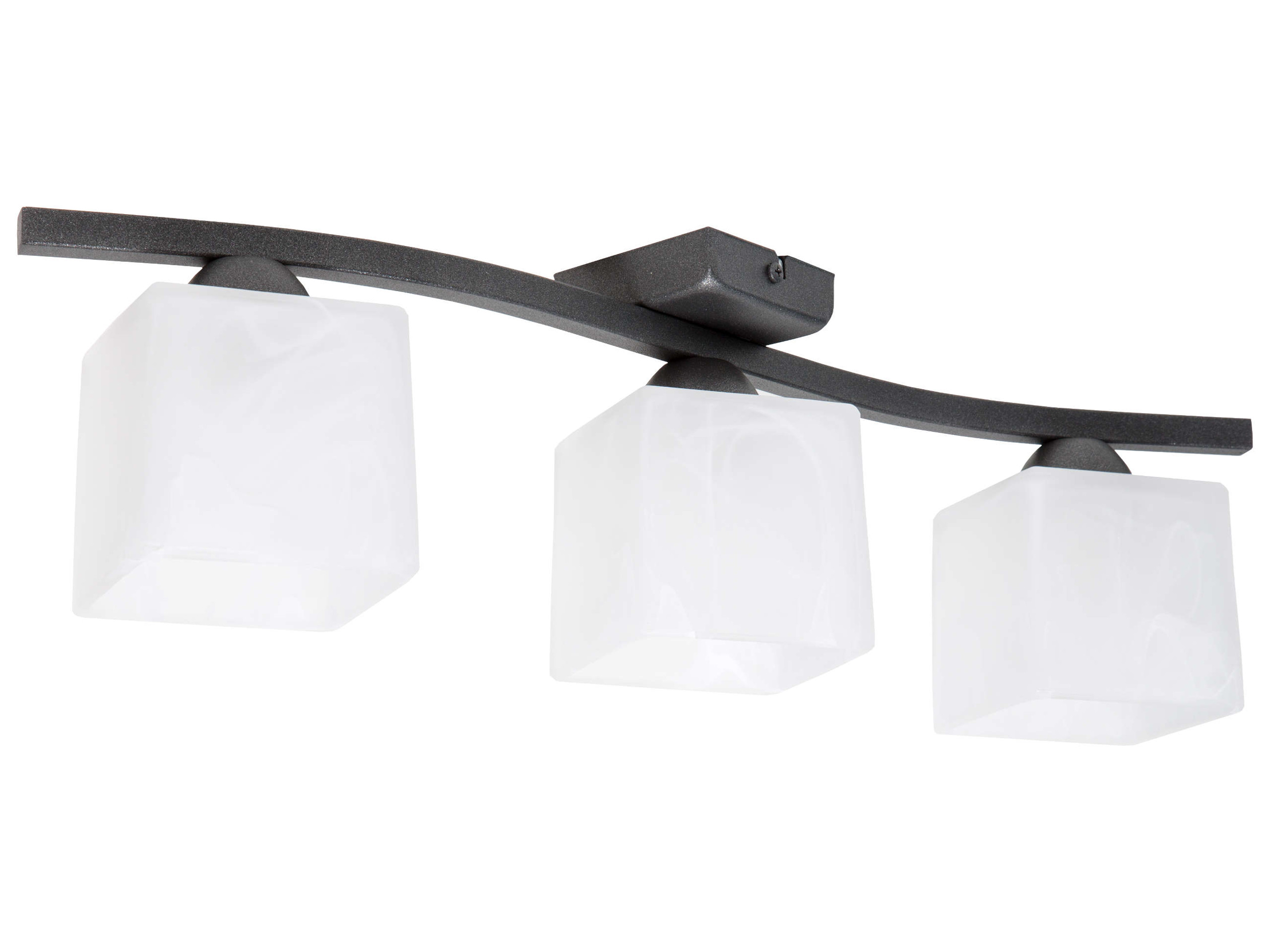 Lampa wisząca sufitowa plafon szkło 3x60W na Led