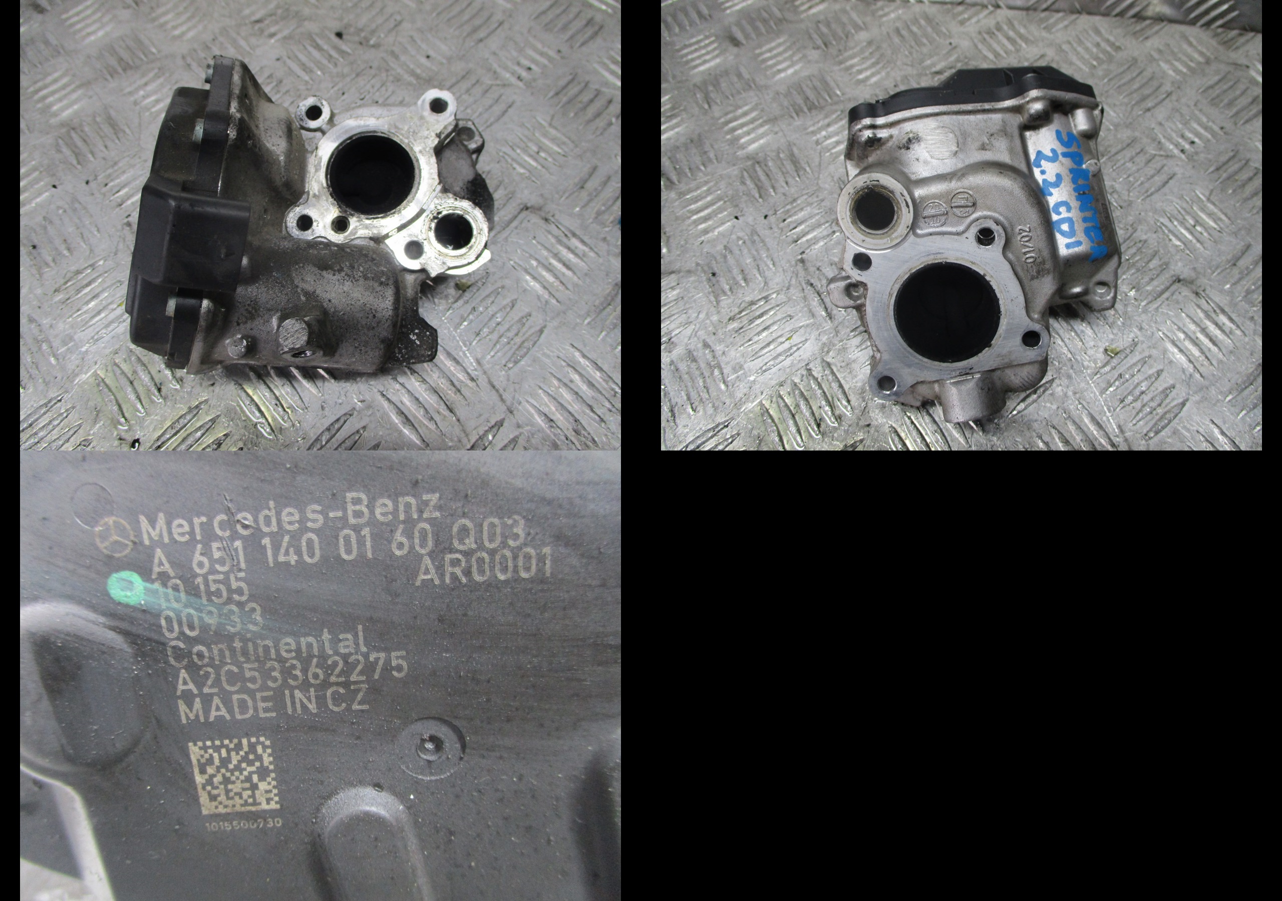 AGR-Ventil MERCEDES SPRINTER 2,2CDI A6511400160