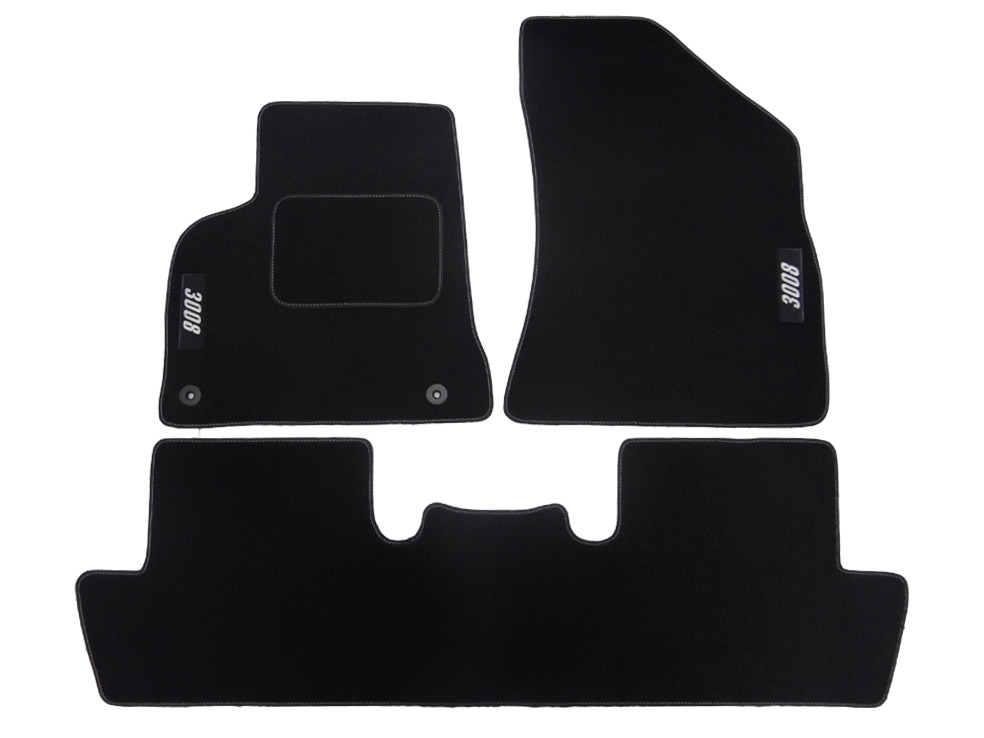 

Peugeot 3008 2009-2016 Dywaniki Welurowe 8mm