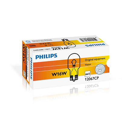 

Philips Zarowka W16W 12V 16W W2,1X9,5D 12067CP
