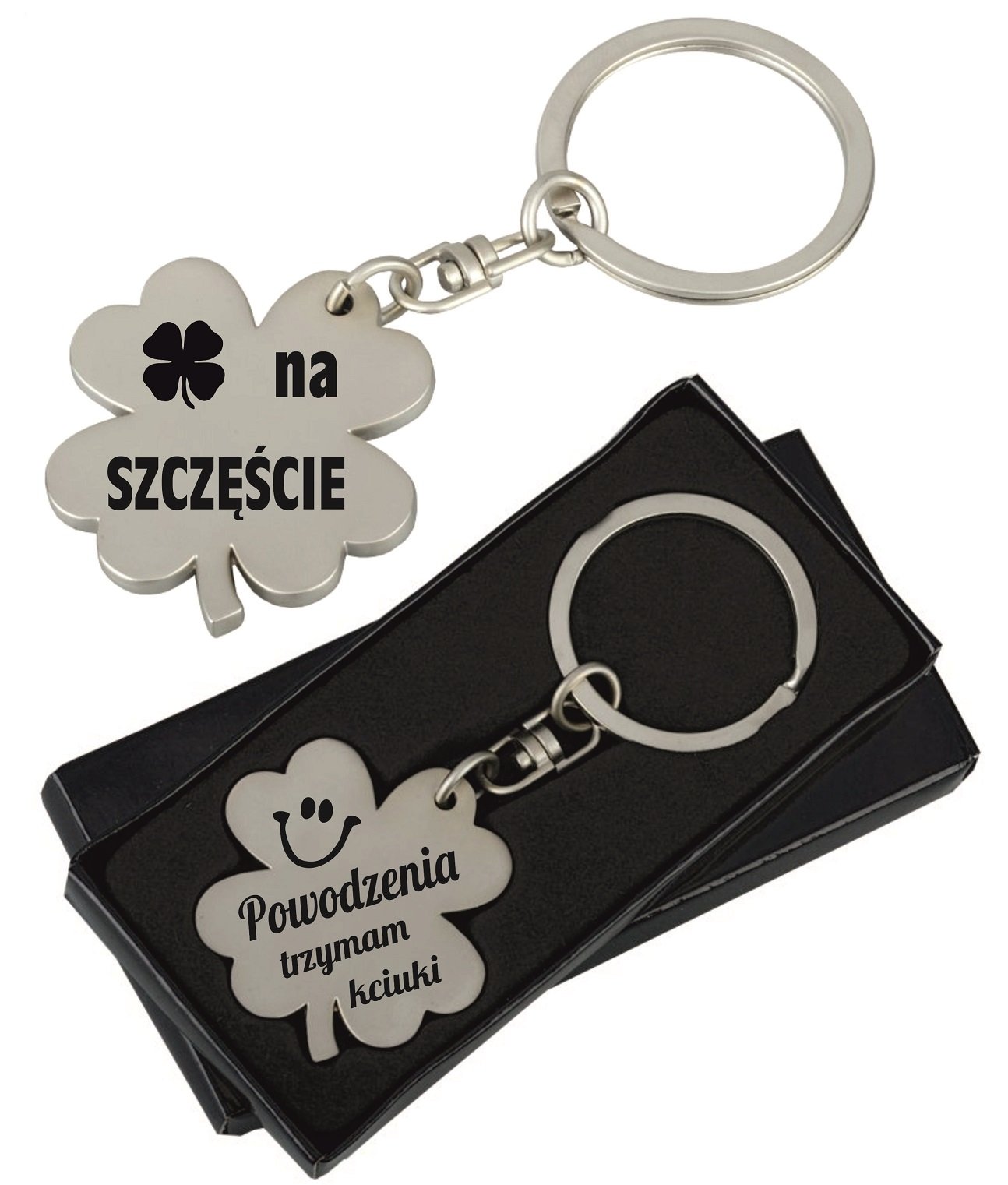 

Brelok Koniczynka Grawer srebrny Dzień Taty Ojca