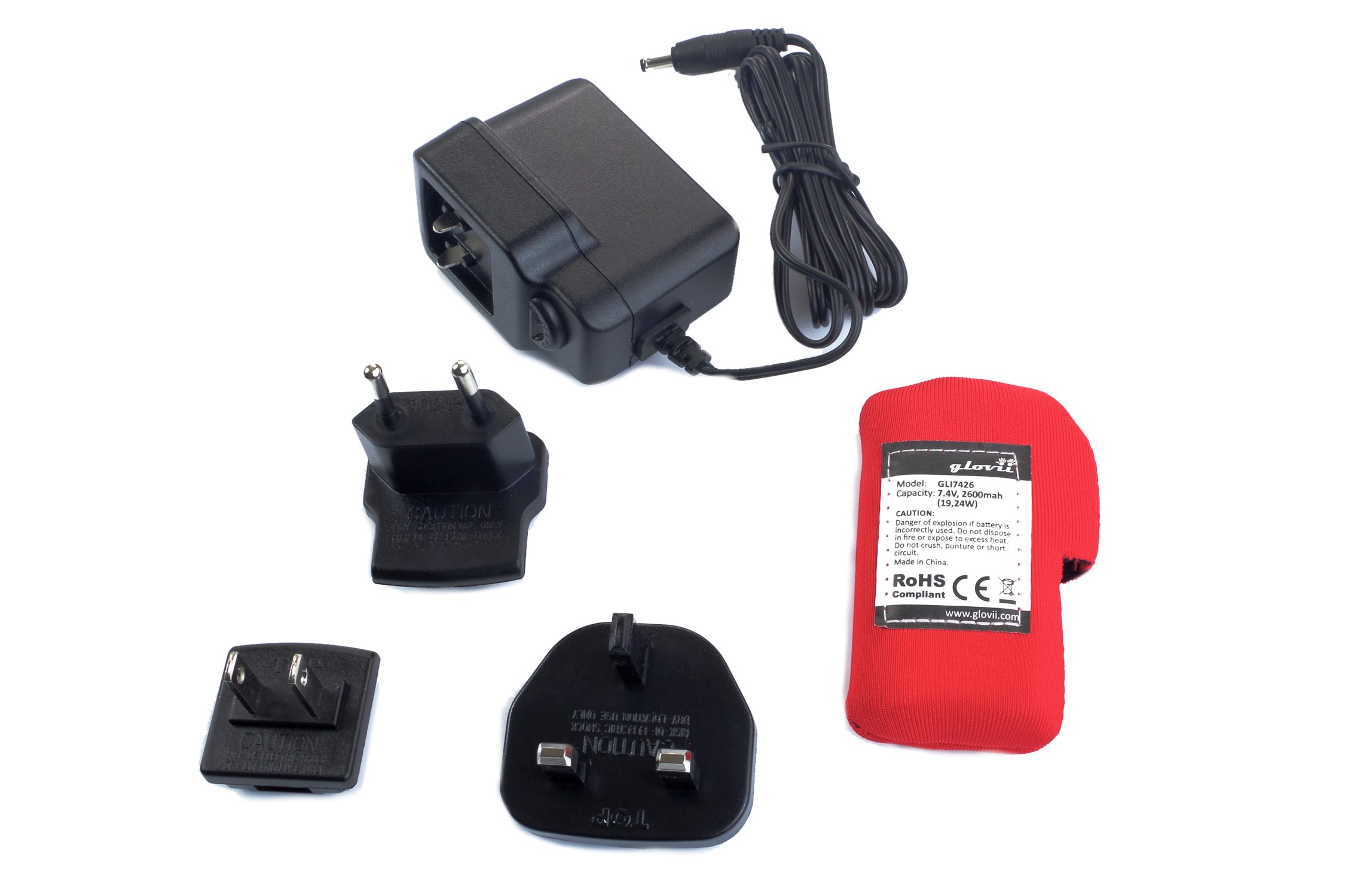 Ogrzewana termoaktywna bluza czarna GLOVII - S Rozmiar S