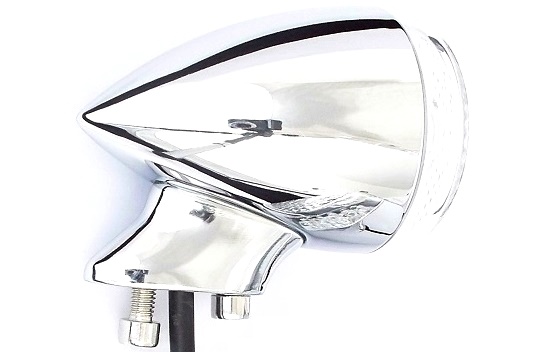 СВІТЛОДІОДНІ ПОВОРОТНИКИ ХРОМОВАНІ МЕТАЛЕВІ HARLEY ЗЗАДУ