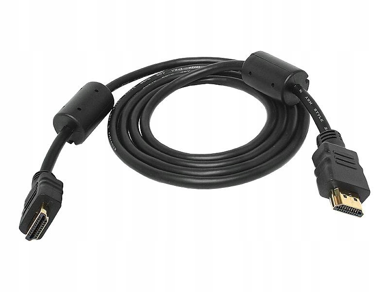 

Kabel Hdmi - Hdmi Basic 5m pozłacany filtry Hq