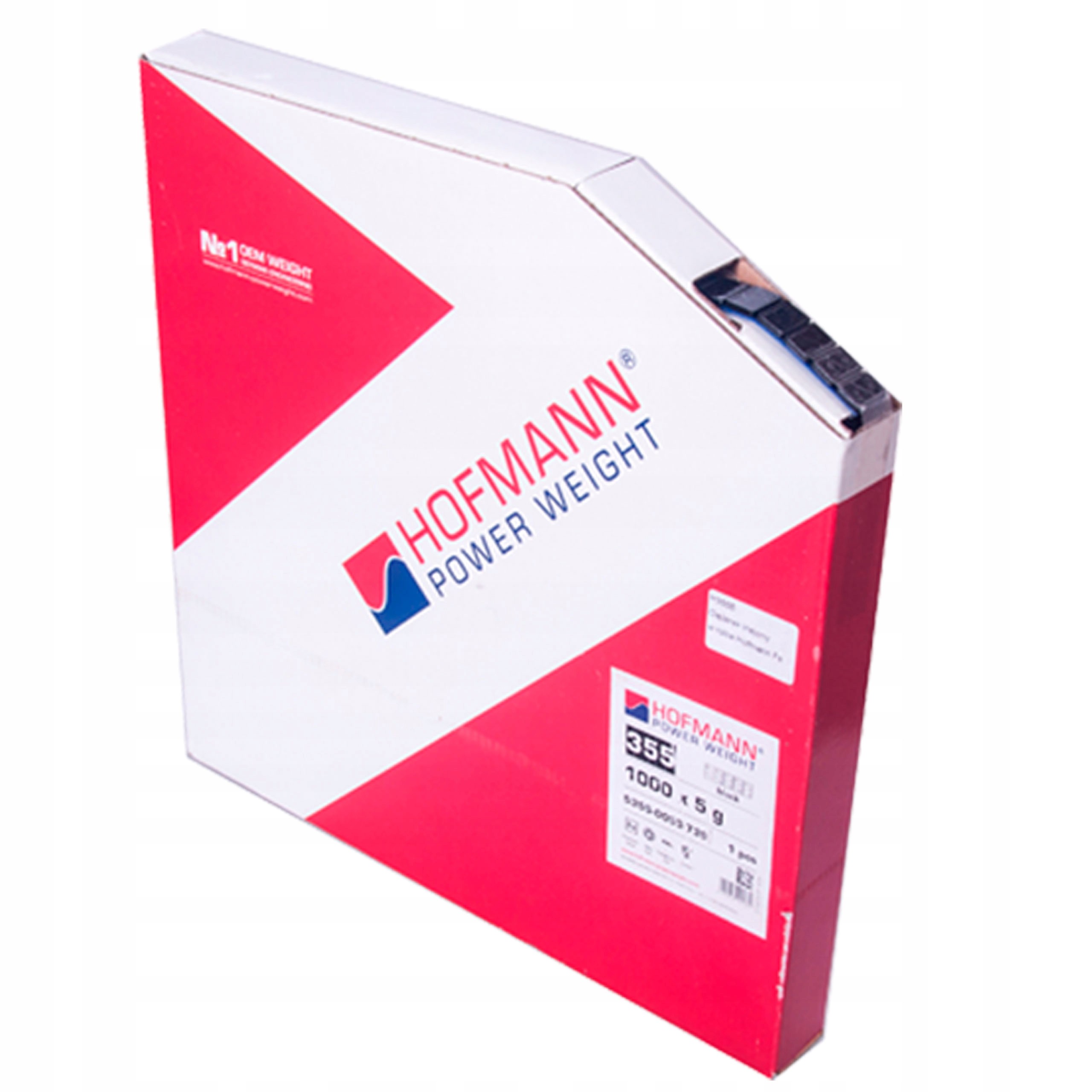 Hofmann 355 ciezarki klejone rolka 5kg czarny