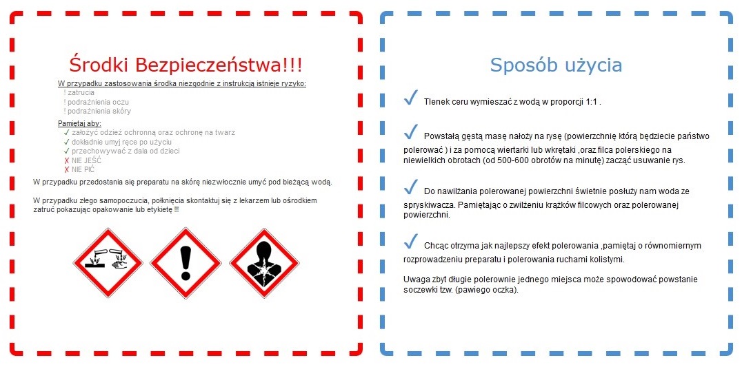 TLENEK CERU 250g POLEROWANIE RYS SZYB + GRATIS!! Producent Inny