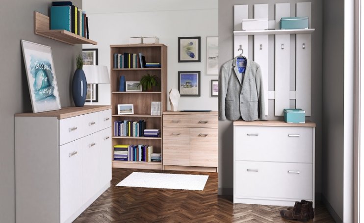 TOP MIX WIESZAK 60 DĄB SONOMA , WIESZAK WISZĄCY !! Wysokość mebla 100 cm