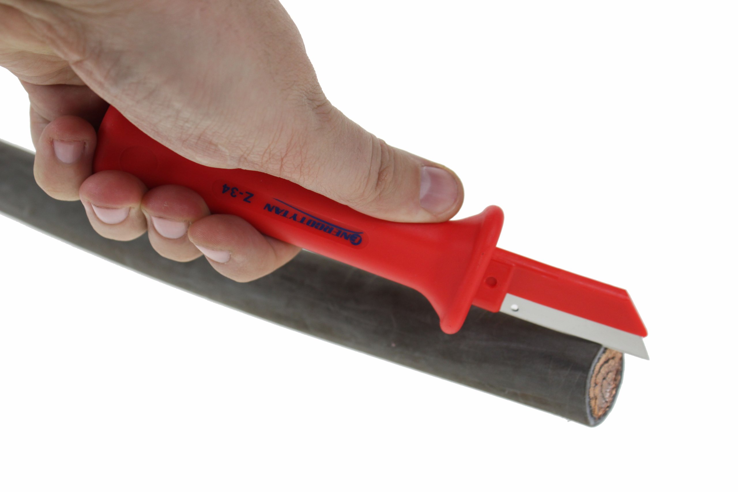 NÓŻ DO KABLI ŚCIAGACZ IZOLACJI NÓŻ MONTERSKI TYTAN Kod producenta Z-34