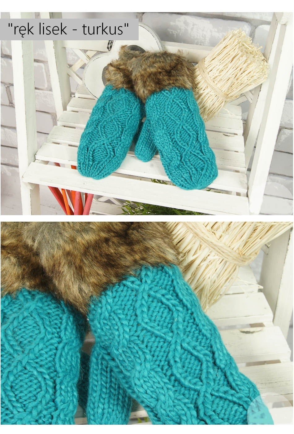 ŚLICZNE OCIEPLANE RĘKAWICZKI LISEK CIEPŁE KOLORY! Płeć kobieta