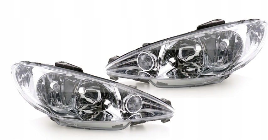 Peugeot 206 reflektory lampa P+L DEPO KPL 2 SZT.