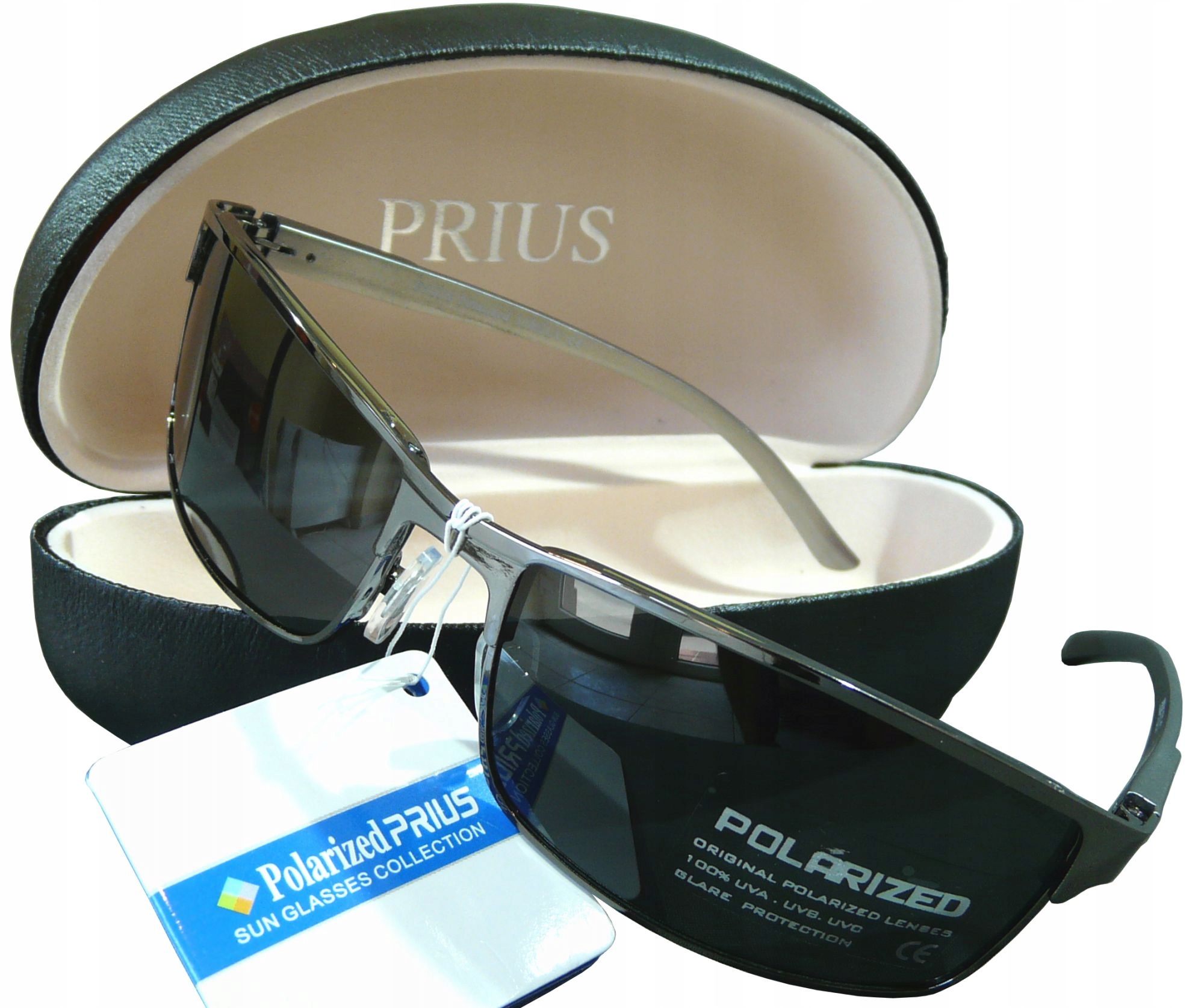 

Okulary Męskie Polaryzacyjne Prius Flex Czarne Uv
