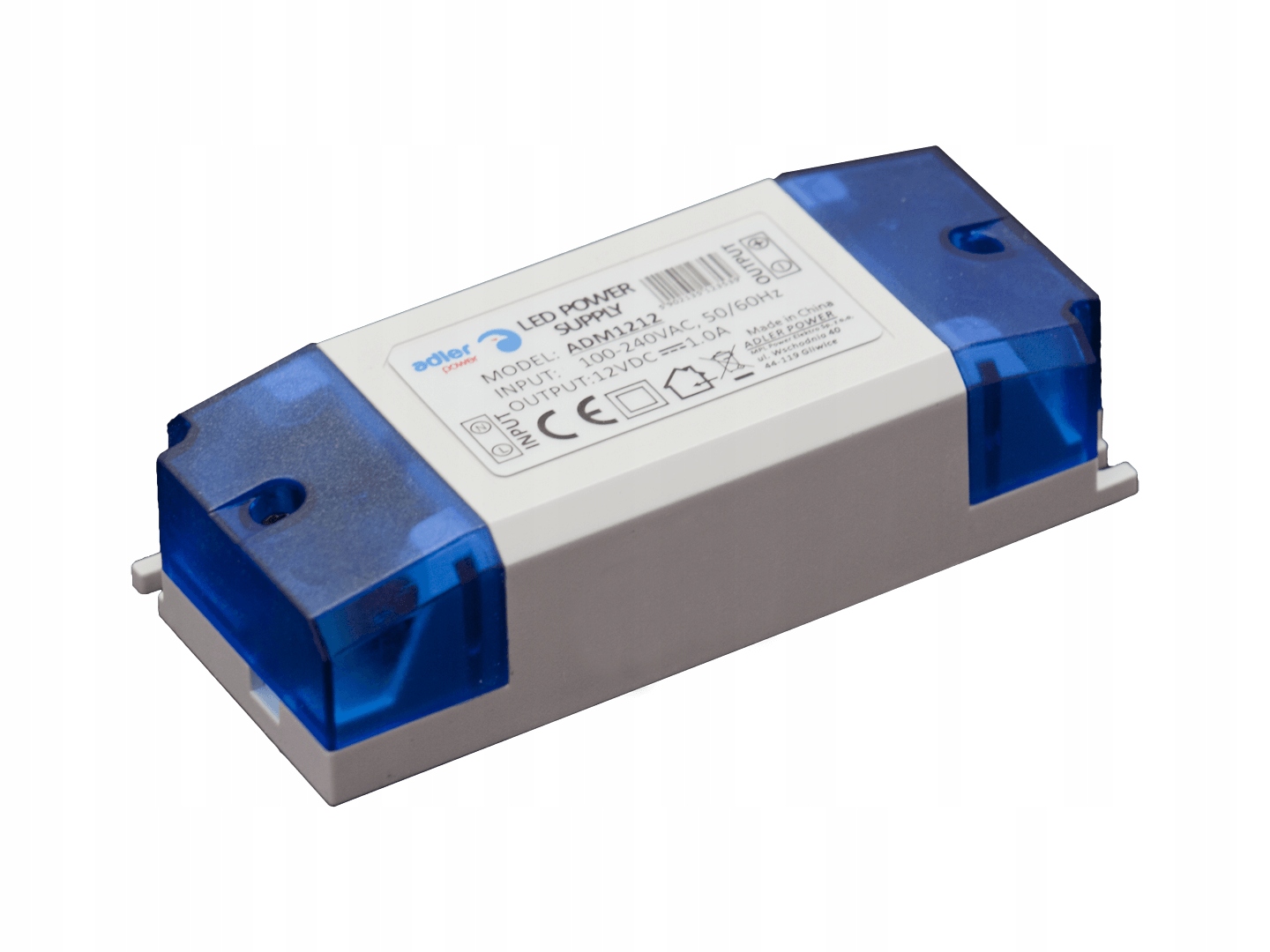 

Zasilacz Meblowy Mini 12V 1A 12W IP20 do taśm led