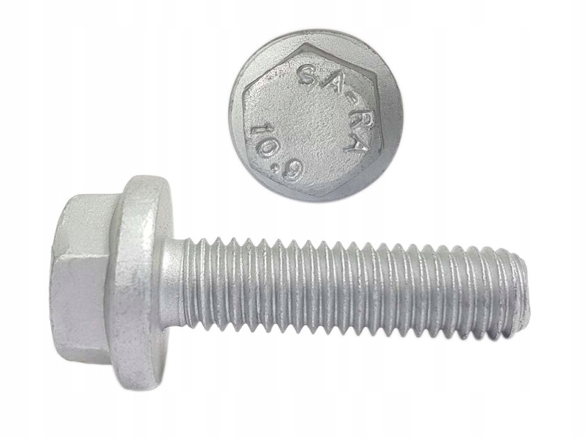 

Śruba kołnierzowa M10x1,25x35 kl10.9 ocynk DIN6921