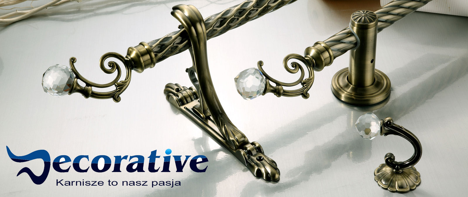 KARNISZE SIMPLE KARNISZ METAL POJEDYNCZY 19 / 200 Długość drążka 200 cm