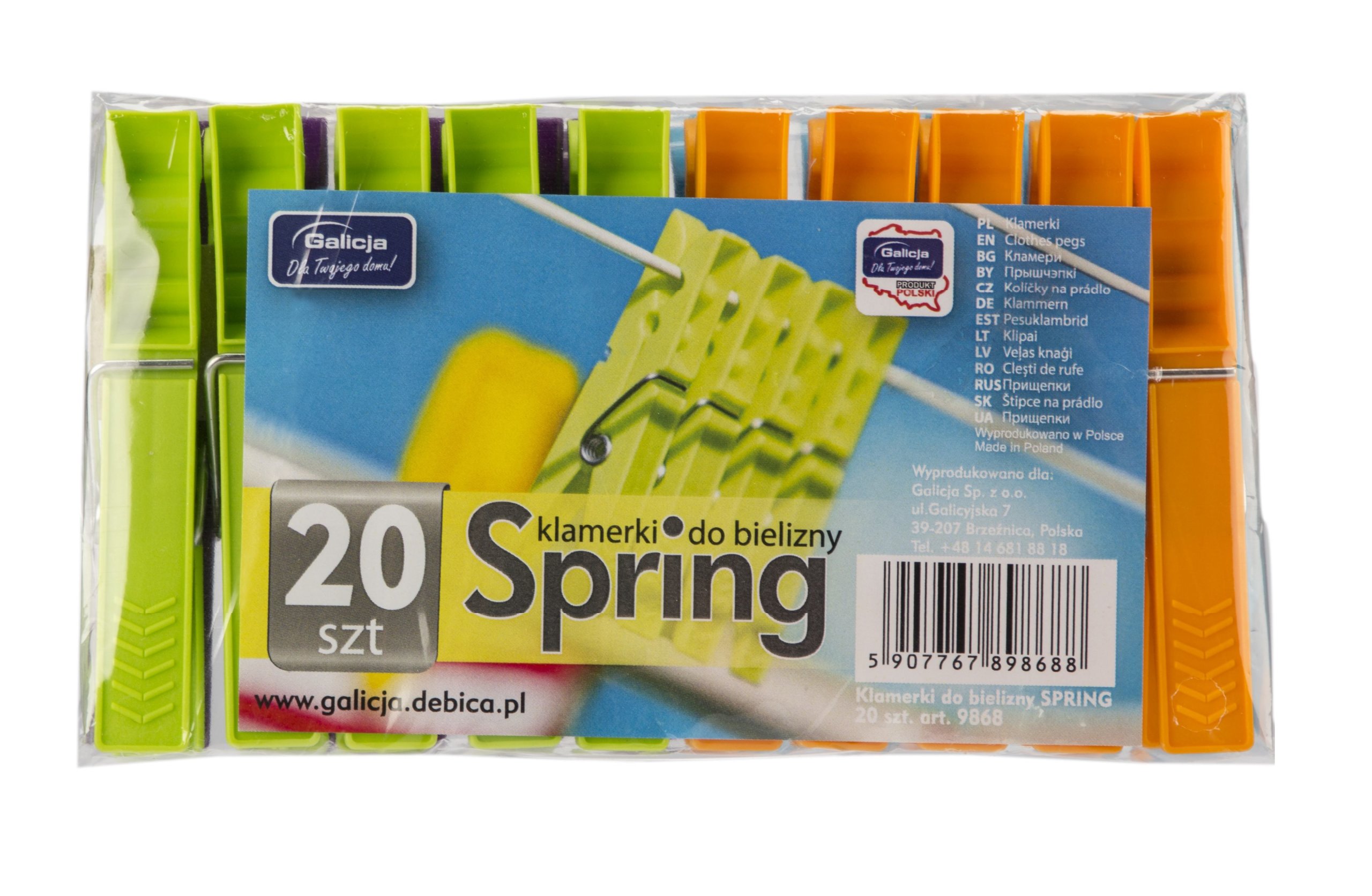 

Klamerki Op. 20 Sztuk Uniwersalne Spring