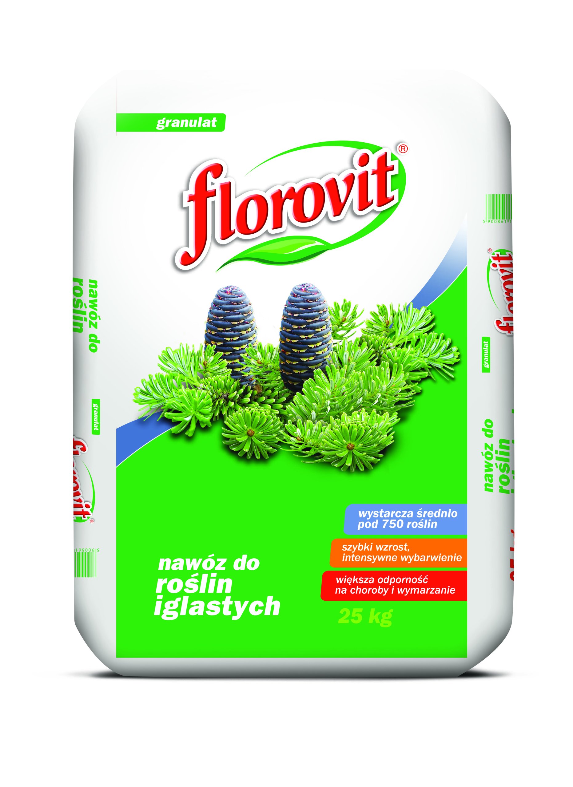 Florovit Hnojivo pro jehličnany 25 Kg Smrk Tuje Iglaki