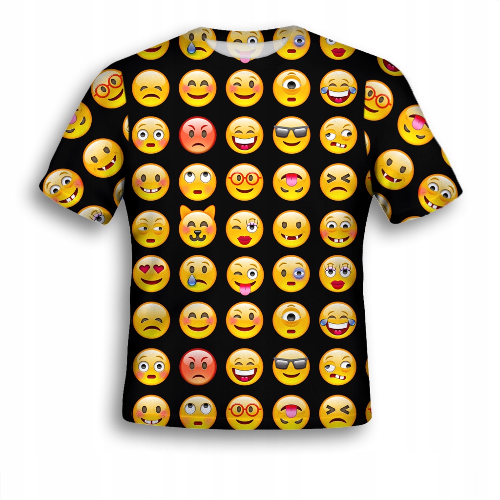 

Koszulka 3D Fullprint T-shirt Emotikon L Modna Pl
