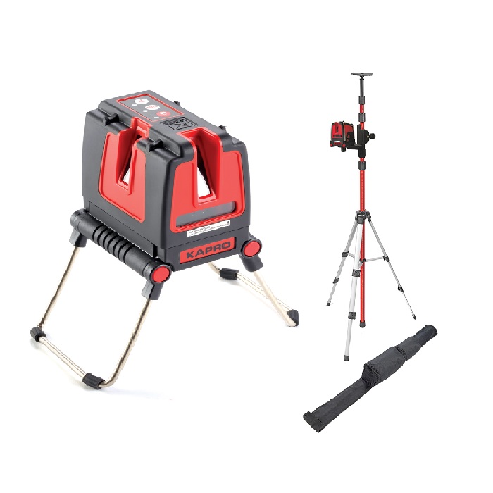 Laser Liniowy Kapro 3-LINIE Red Statyw KA873S